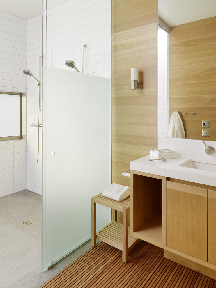 badrum väggbeklädnad modern