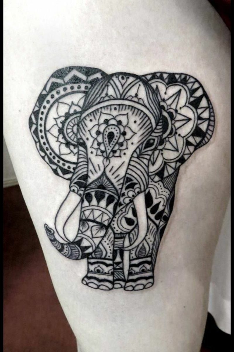 slon tetovaža slon tatu
