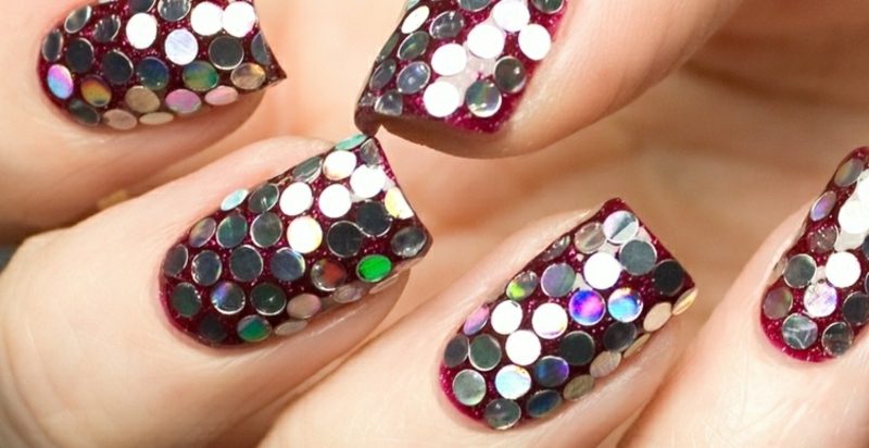 extravaganta nagel design glitter