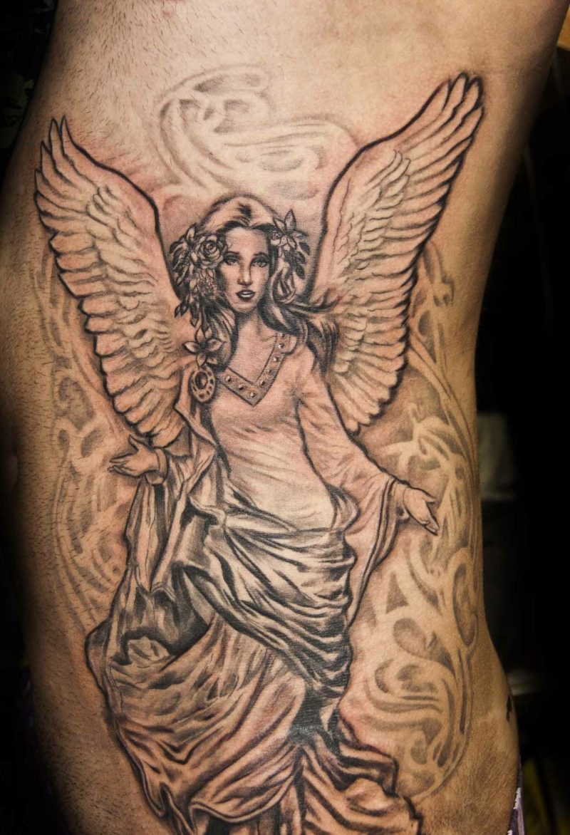 engel tatovering