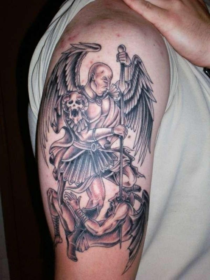 engel tatovering engel