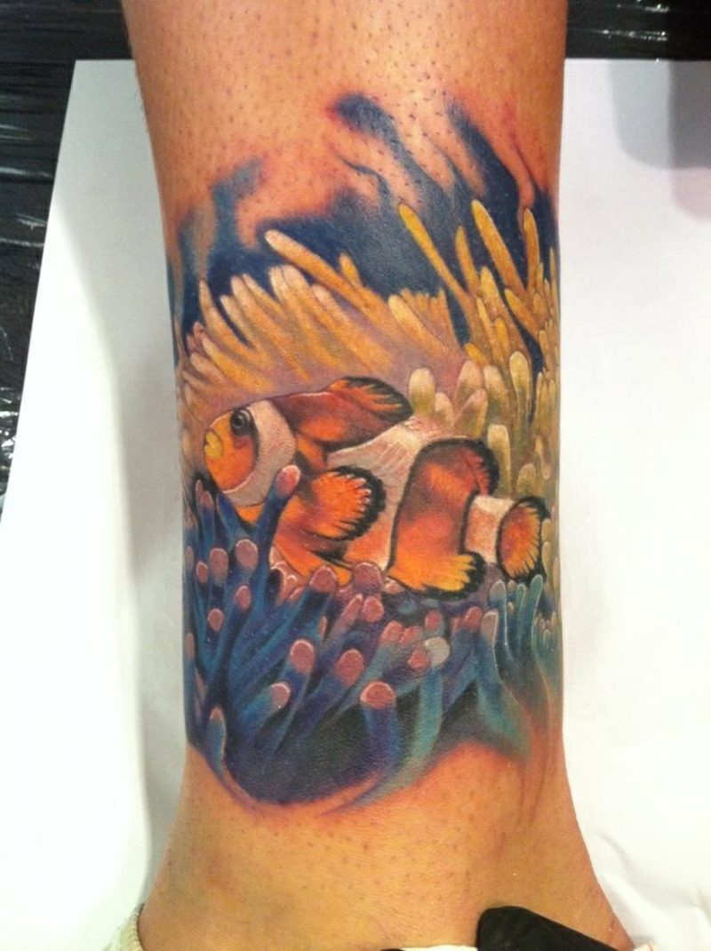 рибља тетоважа кловн