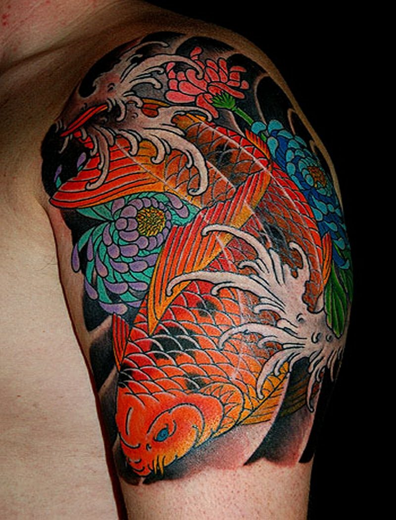 ribji tattoo Koi Fish Tattoo