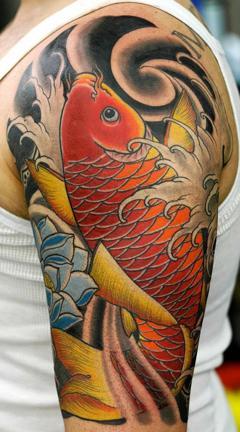 ribji tattoo Koi Fish
