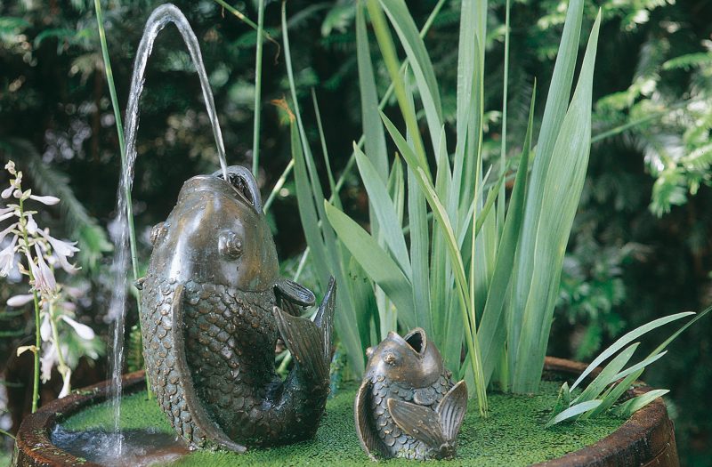 trädgårdsskulpturer brons