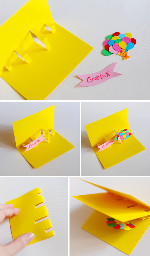 Folded card tinkering instruksjoner