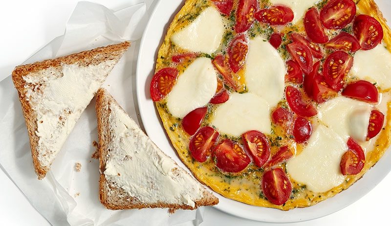gezond ontbijt omelet laag in calorieën