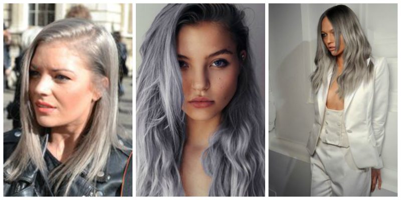 Frisyrer idéer för grått hår