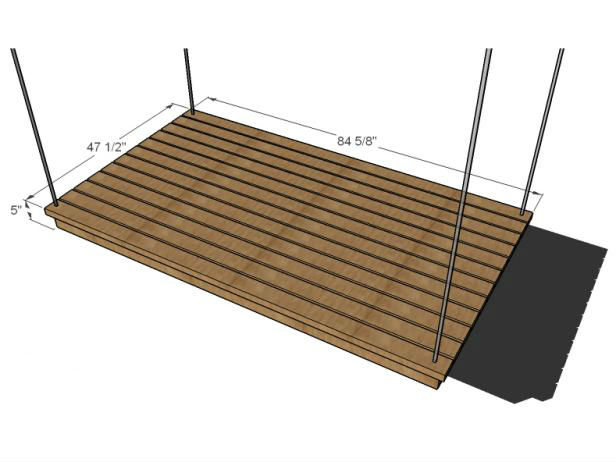 Bygg upp en upphängningsbädd själv: DIY Instruktioner för säng gjord av pallar