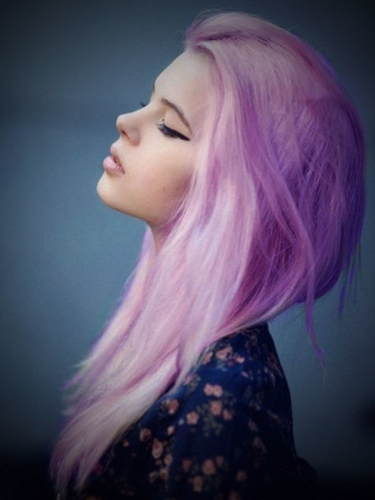 păr purpuriu păr violet păr purpuriu culoarea părului tendințe coafura