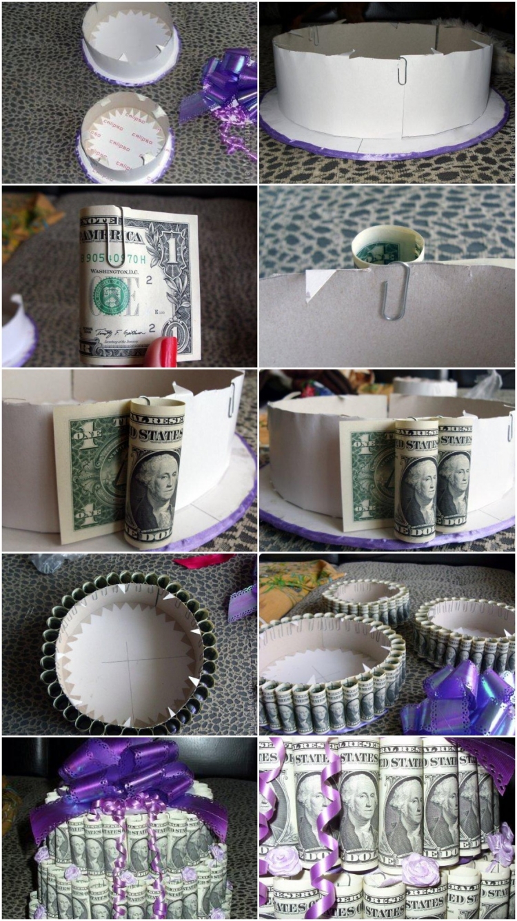 Tort DIY face bani cadou