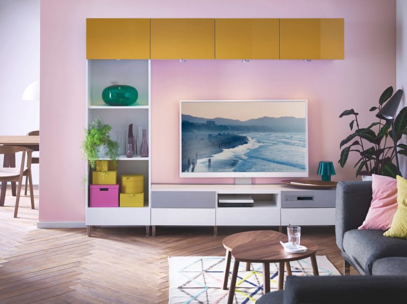 Ikea Besta Regal: elk stuk kan een andere kleur hebben