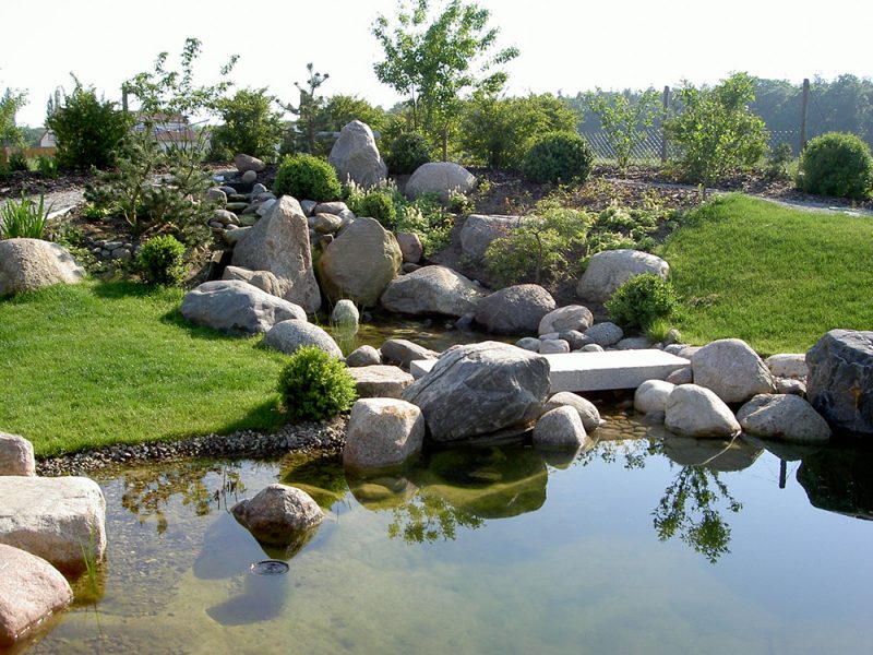 Japonská záhrada rybník záhrada