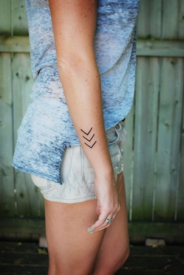 tato kecil tato wanita ide lengan bawah