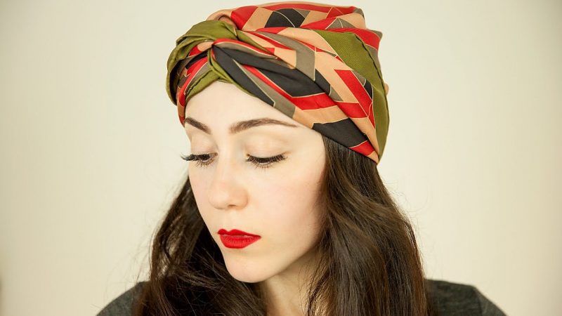 Headscarf 넥타이 DIY 아이디어 해적 headscarf