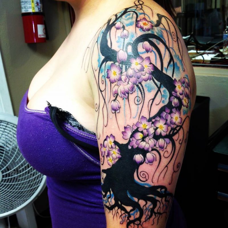 Tree of Life Tattoo multicolore