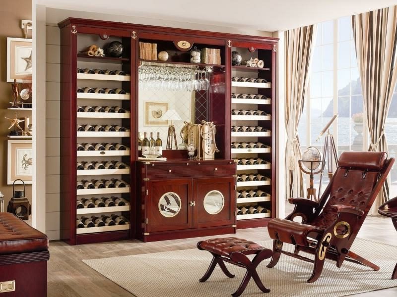 maritieme meubels wijnrekken