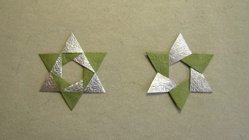 origami stjerner lykkelige