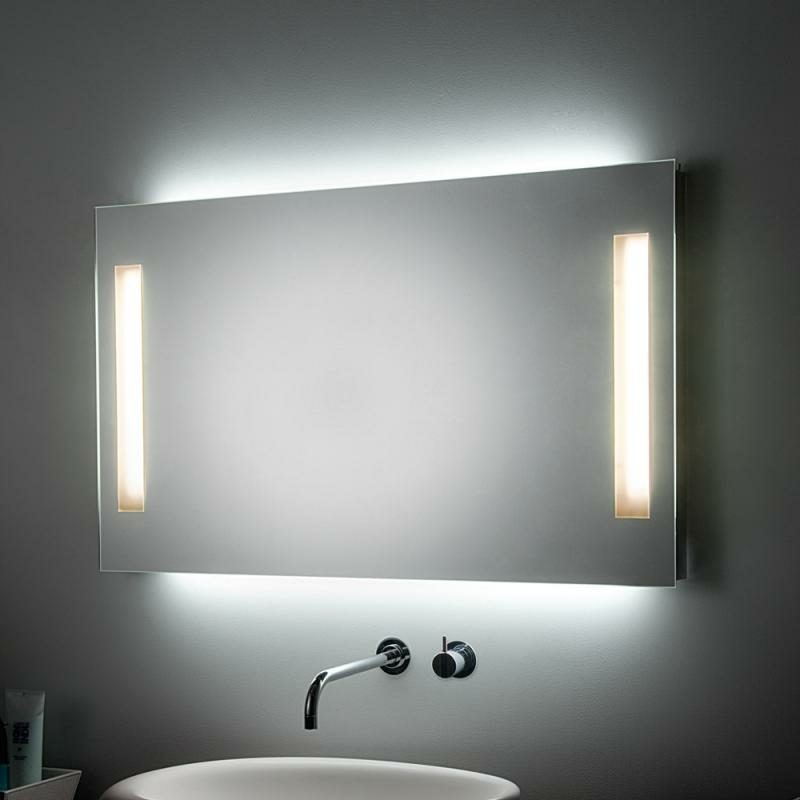 Zrkadlo osvetlenie kúpeľňa