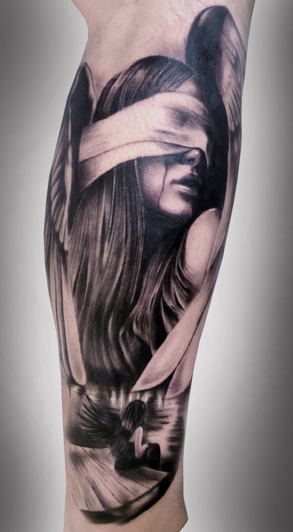 Ide tato potret motif cewek tato lengan wanita tato pria
