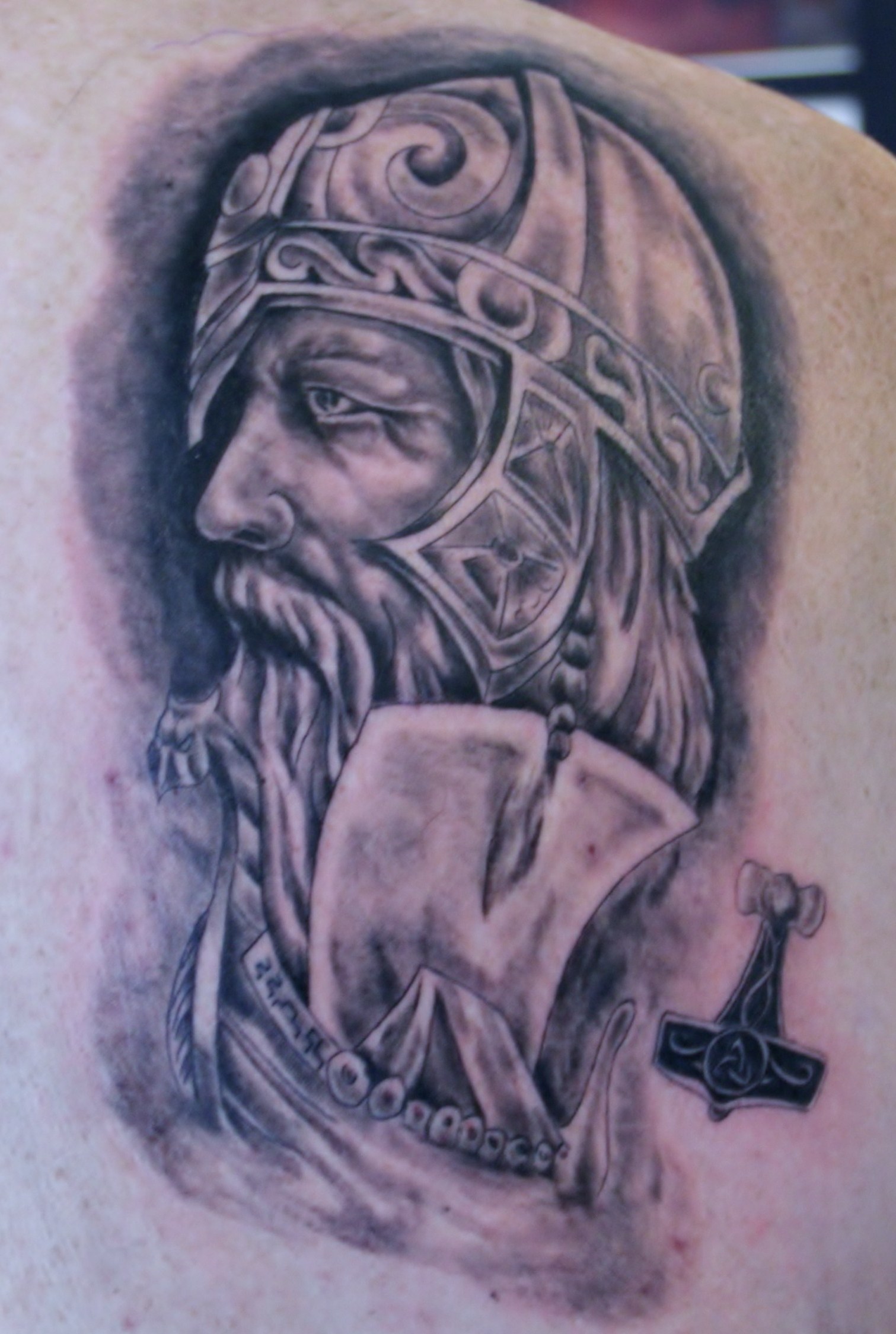 Viking tatueringsmotiv - Odin