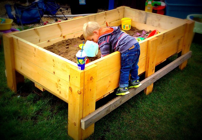 Sandbox construi ideea DIY