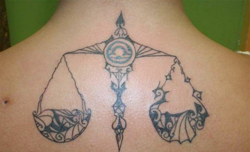 sterrenbeeld tatoeage Weegschaal