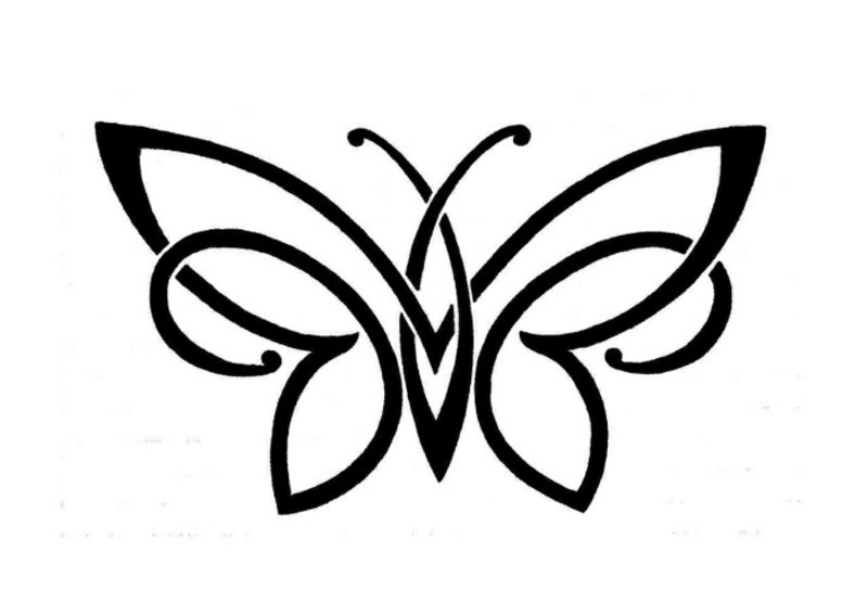Tatuaj șabloane pentru fluture underarm