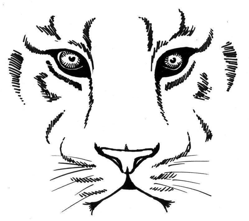 Symbol for styrke tiger
