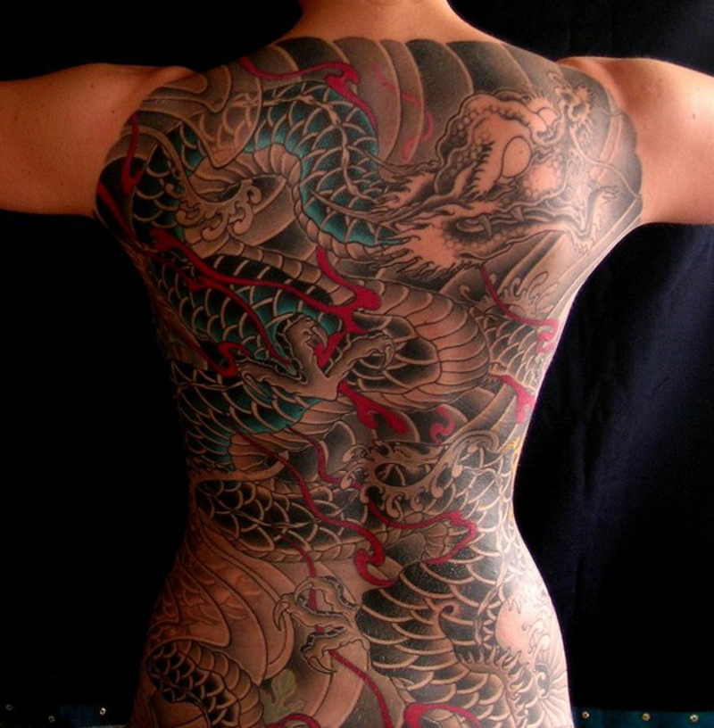 tattoo naga Dragon Tattoo oleh taboowoodoo
