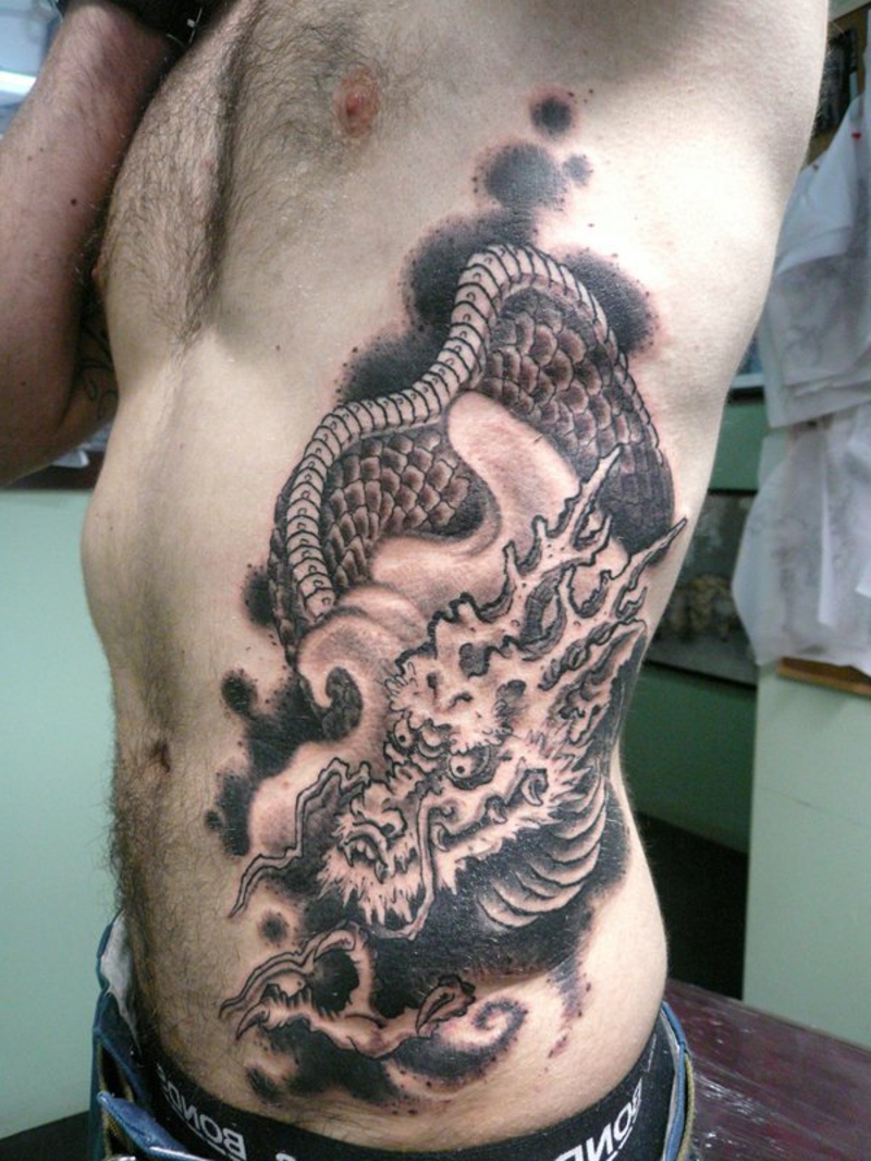 tato naga Dragon Tattoo oleh Gakkin Gakkin