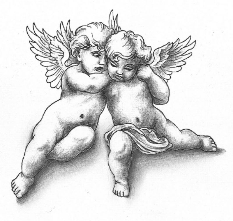 Tattoo predloge brez baby angelov