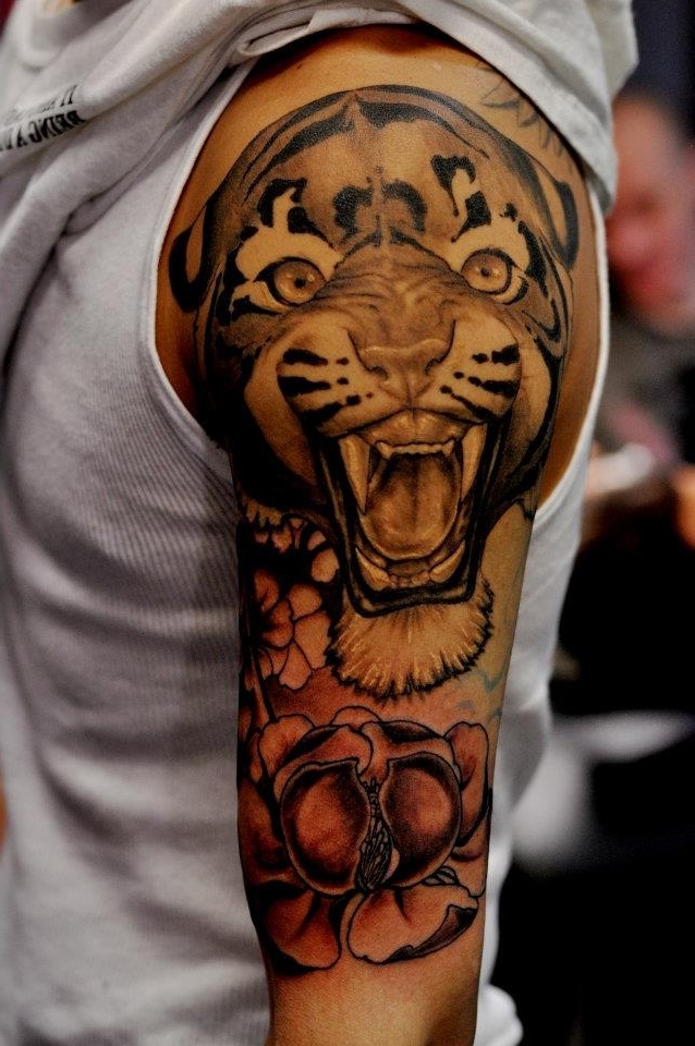 tatuaje animale tatuaje leu tigru motive tatuaje tatuaje